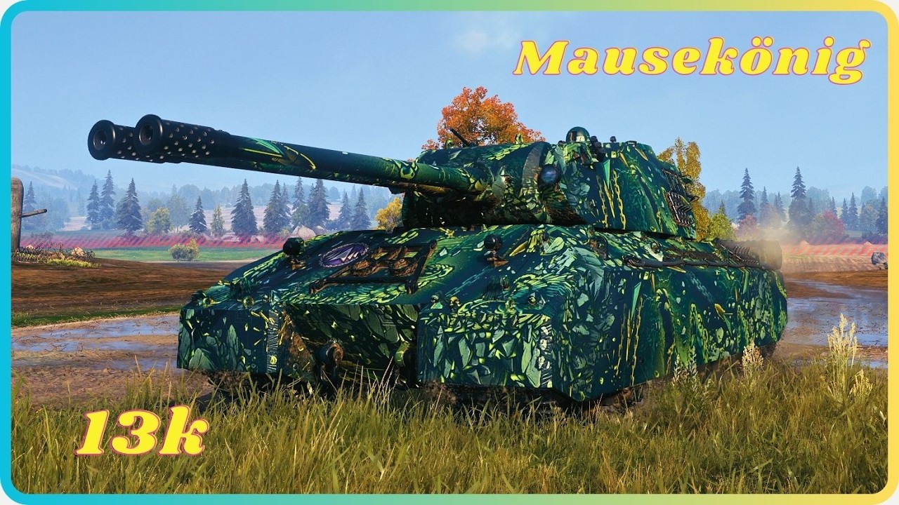 Absolute Domination — 13K Damage on Mausekönig. World of Tanks Top Replays.