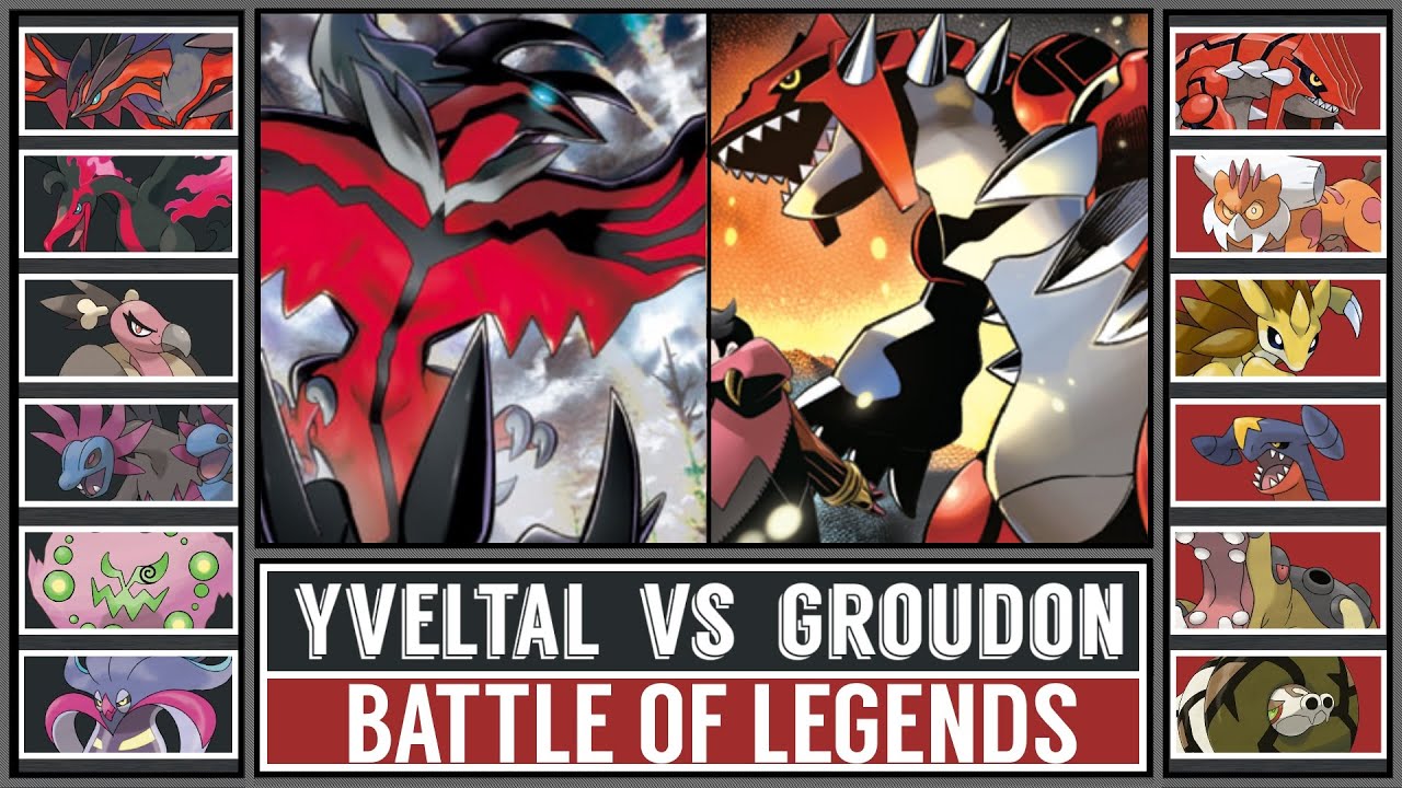 Legendary Pok&eacute;mon Battle | YVELTAL vs GROUDON