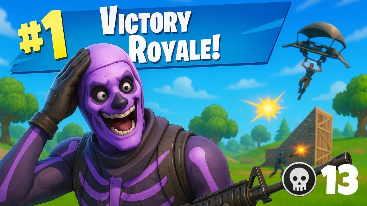 Fortnite Reload Squads Victory Royale | Purple Skull Trooper Gameplay | SovernYT