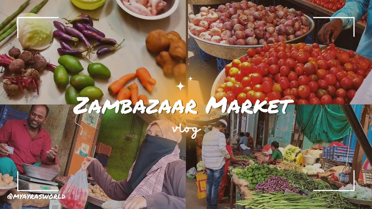 ஜாம்பஜார் மார்க்கெட் | Zambazaar Market Vlog |Vegetables shopping Vlog| Dailyvlog Tamil | Diml...