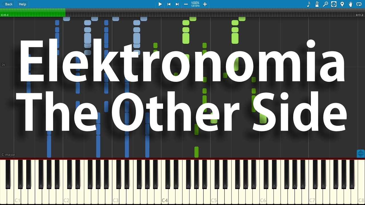 Elektronomia - The Other Side | Synthesia Piano Cover