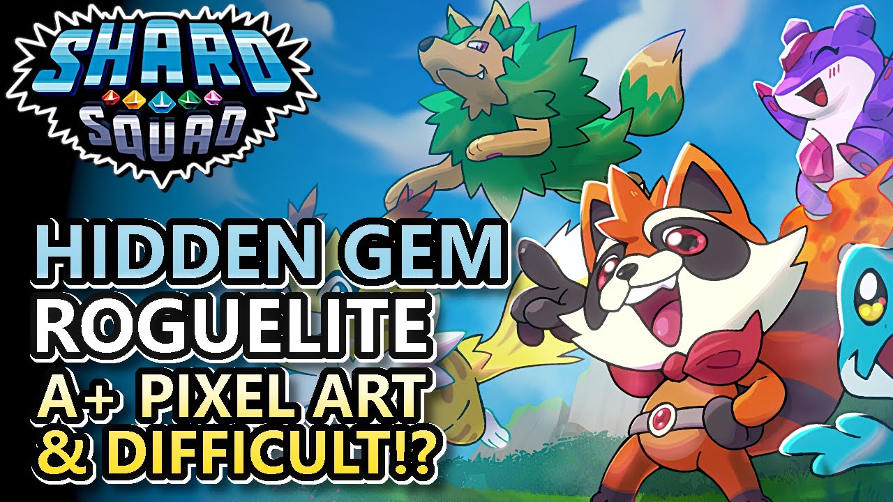 HIDDEN GEM! A Gorgeous Pixel Art Roguelite With REAL Challenge?! | Shard Squad