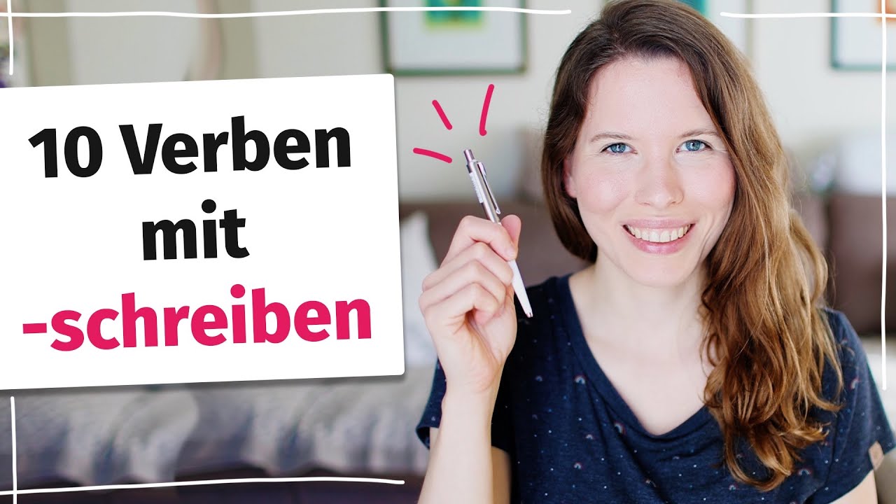 Diese 10 Verben mit “schreiben” musst du kennen! (Deutscher Wortschatz für Fortgeschrittene)