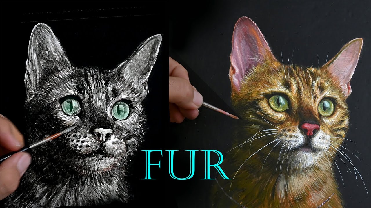 Egg Tempera Lesson - Painting Fur