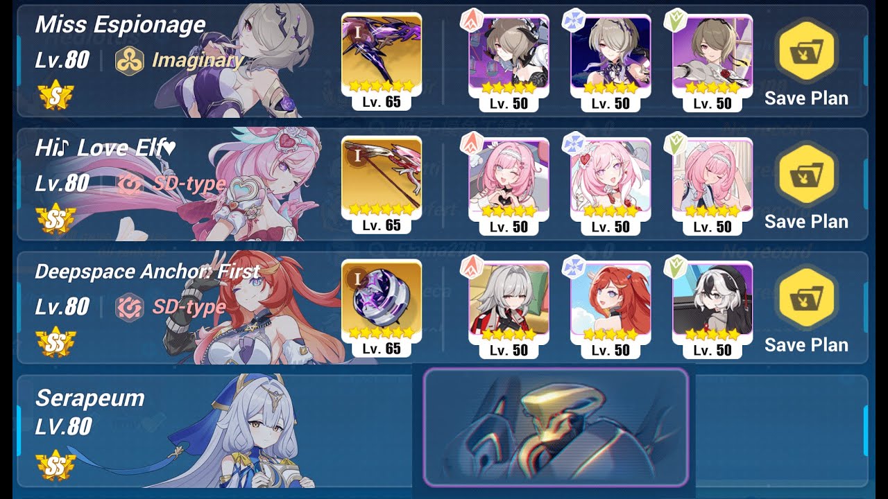 HI3 8.6 BETA Abyss | New Valkyrie - Miss Espionage (S0+1), SS Serapeum on Shadow HoD Minion