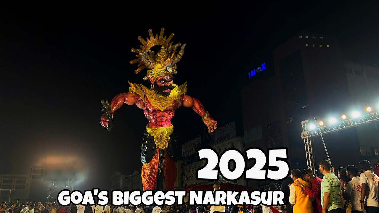 1st Place Winner Of Narkasur Competition In Goa 2025 | Gajanan yuvak mandal narkasur  ||