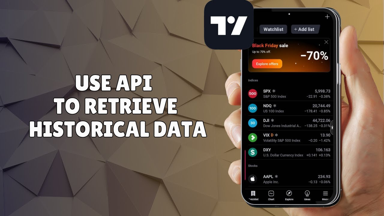 HOW TO USE THE TRADINGVIEW API TO RETRIEVE HISTORICAL DATA IN 2025