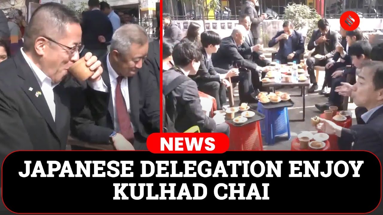 Japanese Delegation Savours Lucknow’s Famous Chai After Meeting CM Yogi Adityanath