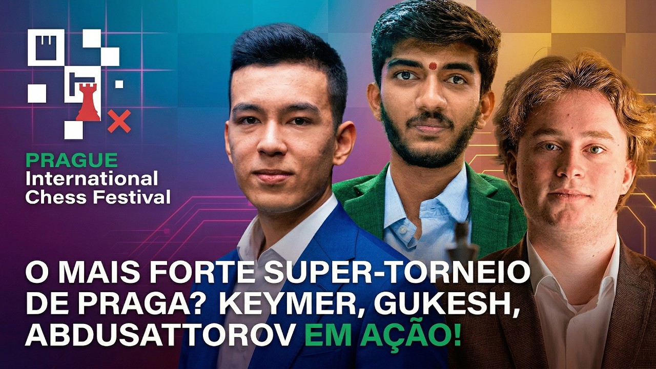Prague Masters 2026: Gukesh, Keymer e Abdusattorov em ação!