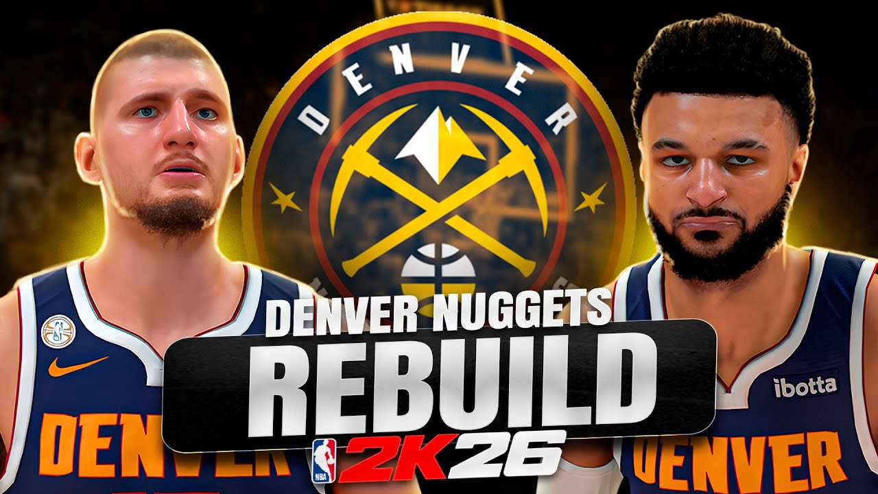 EU RECONSTRUI o DENVER NUGGETS no NBA2K26! ⚒️