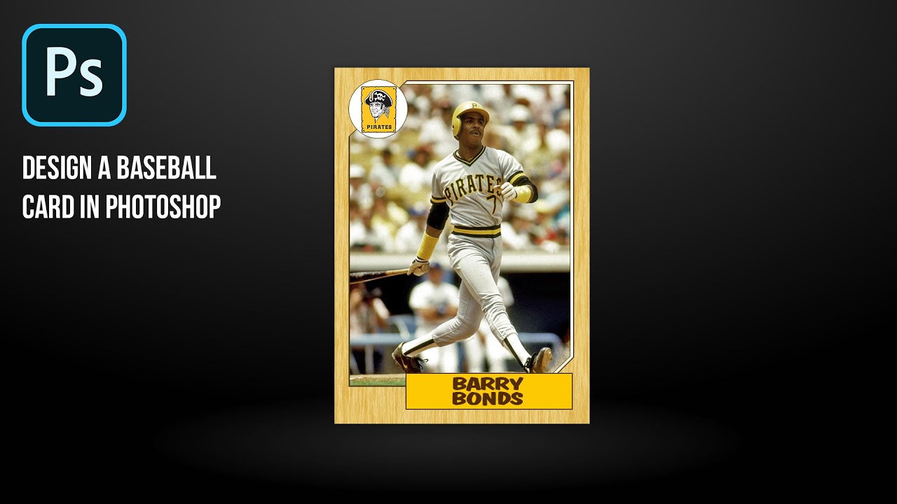 How to Design a Baseball Card in Photoshop (1987 Topps)
