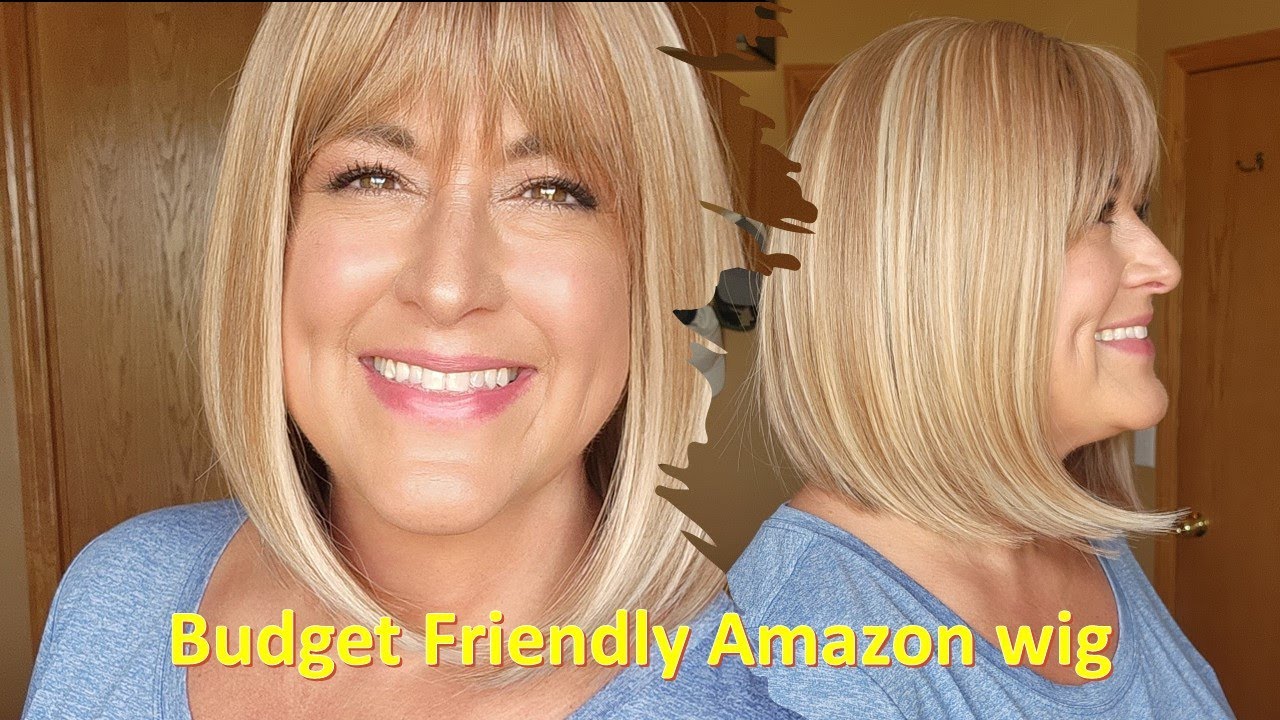 BUDGET FRIENDLY AMAZON WIG REVIEW | Haircube KOME BOB with BANGS in Strawberry Blonde