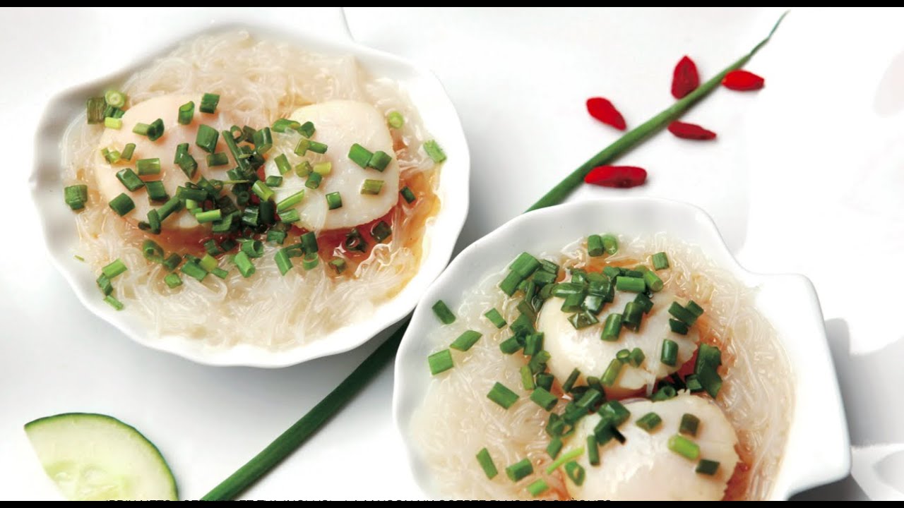 Zen Hao Chi - Noix de Saint-Jacques à la vapeur et homard au wok gingembre et ciboulette