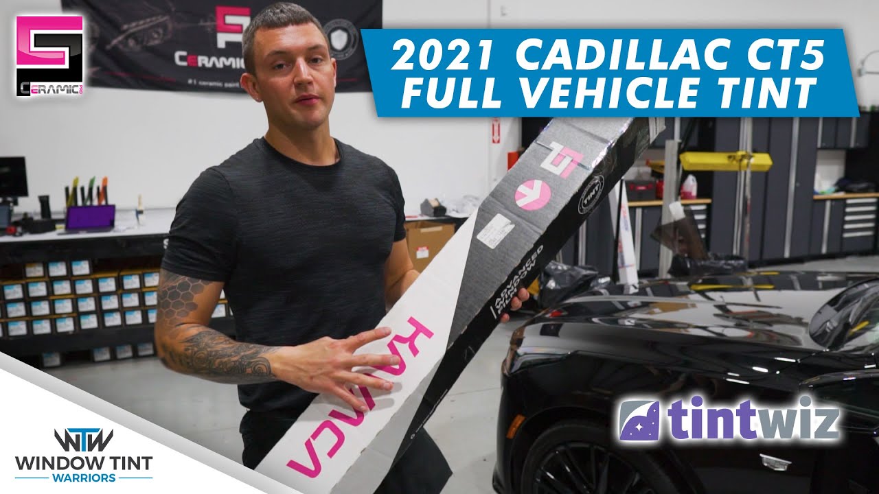 How To Tint a 2021 Cadillac CT5 - Door Panel Removal - Bottom Loading