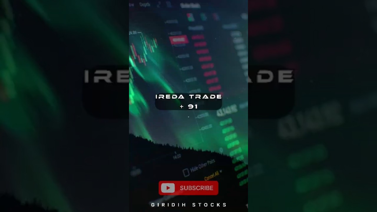Booked small profit in IREDA trade #iredashare #intraday #trading #shorts #stocks #daytrading