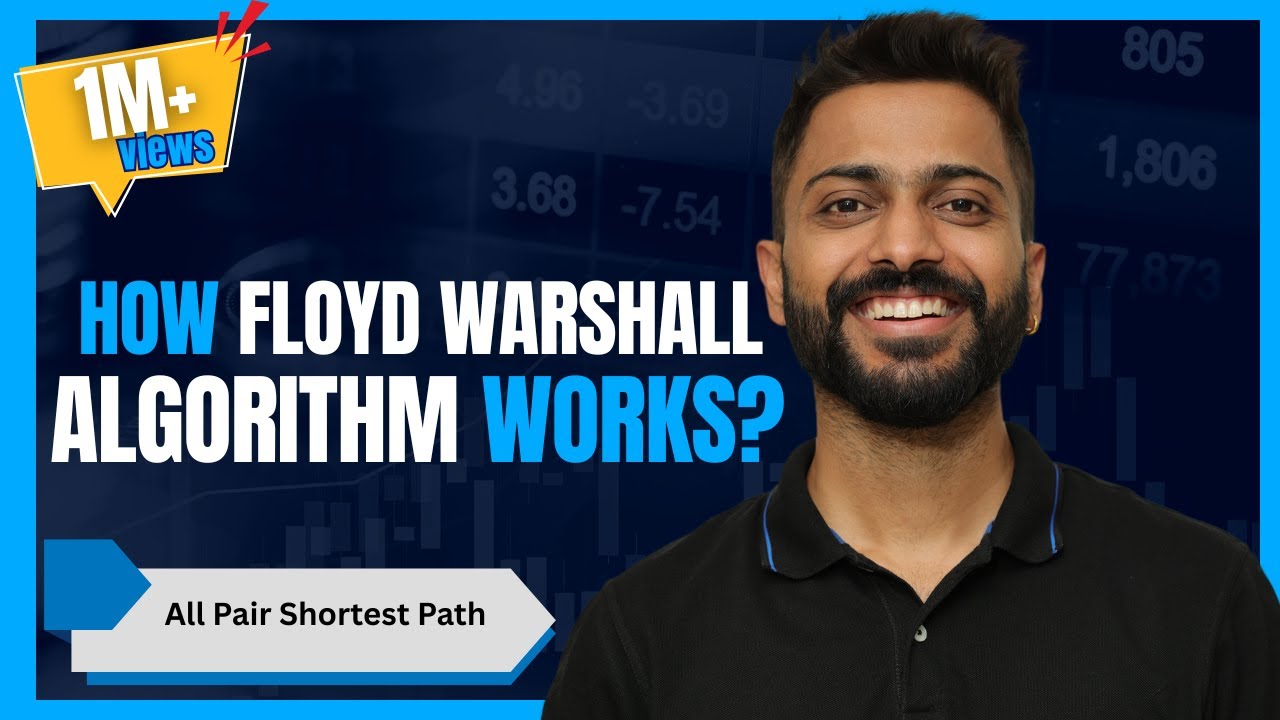 L-5.8: Floyd Warshall Working with example | All Pair Shortest Path Algorithm