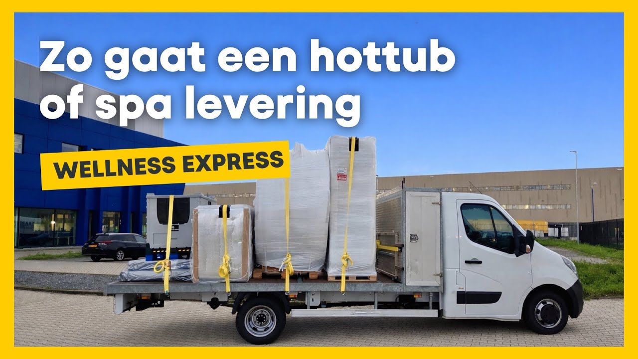 Zo gaat een hottub of spa levering van Toppy