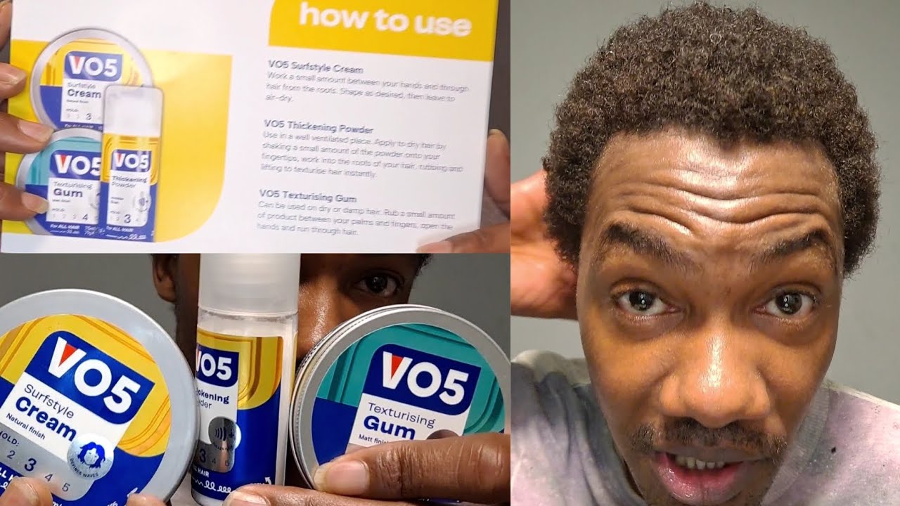 @vo5 Giftbox Full Haircare Routine for Black Male Hair