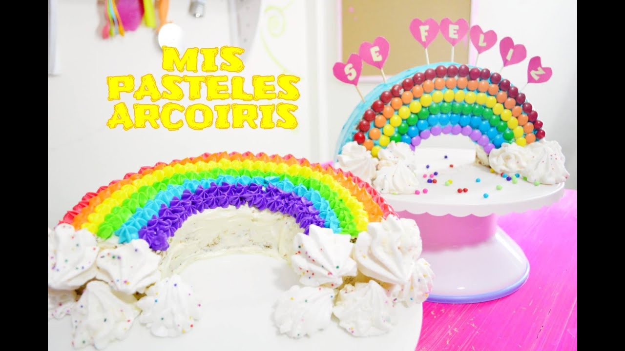 PASTEL ARCOIRIS- rainbow cake