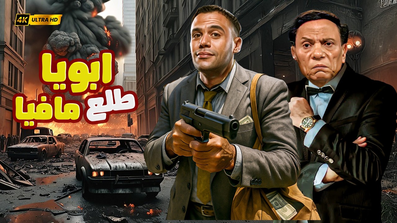 أبويا طلع مافيا 🤦‍♂️😂 | فيلم كوميدي أكشن بطولة الزعيم عادل إمام ومحمد إمام 🔫💰