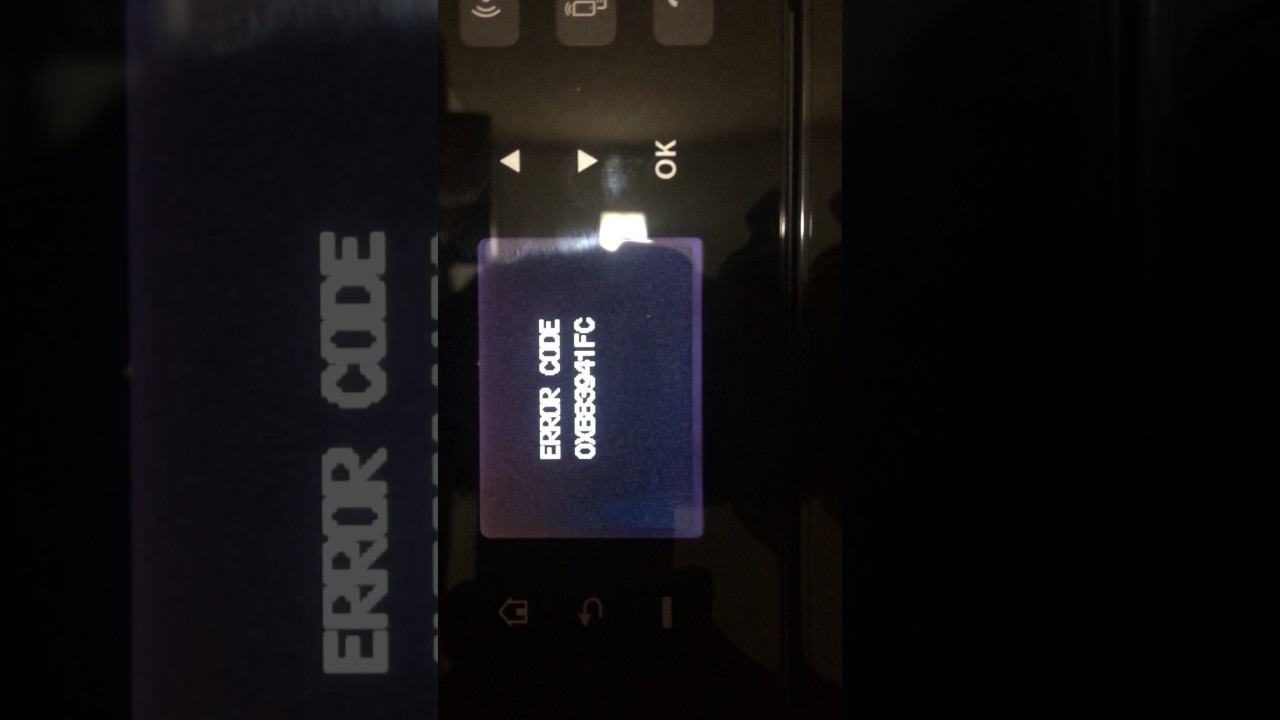 hp officejet 200 error code