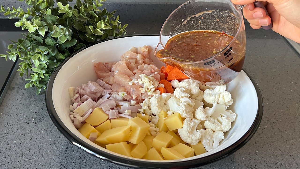 ⁉️Tam bir kış yemeği 🤤 TAVUKLU KARNABAHAR TARİFİ / 1bayanchef