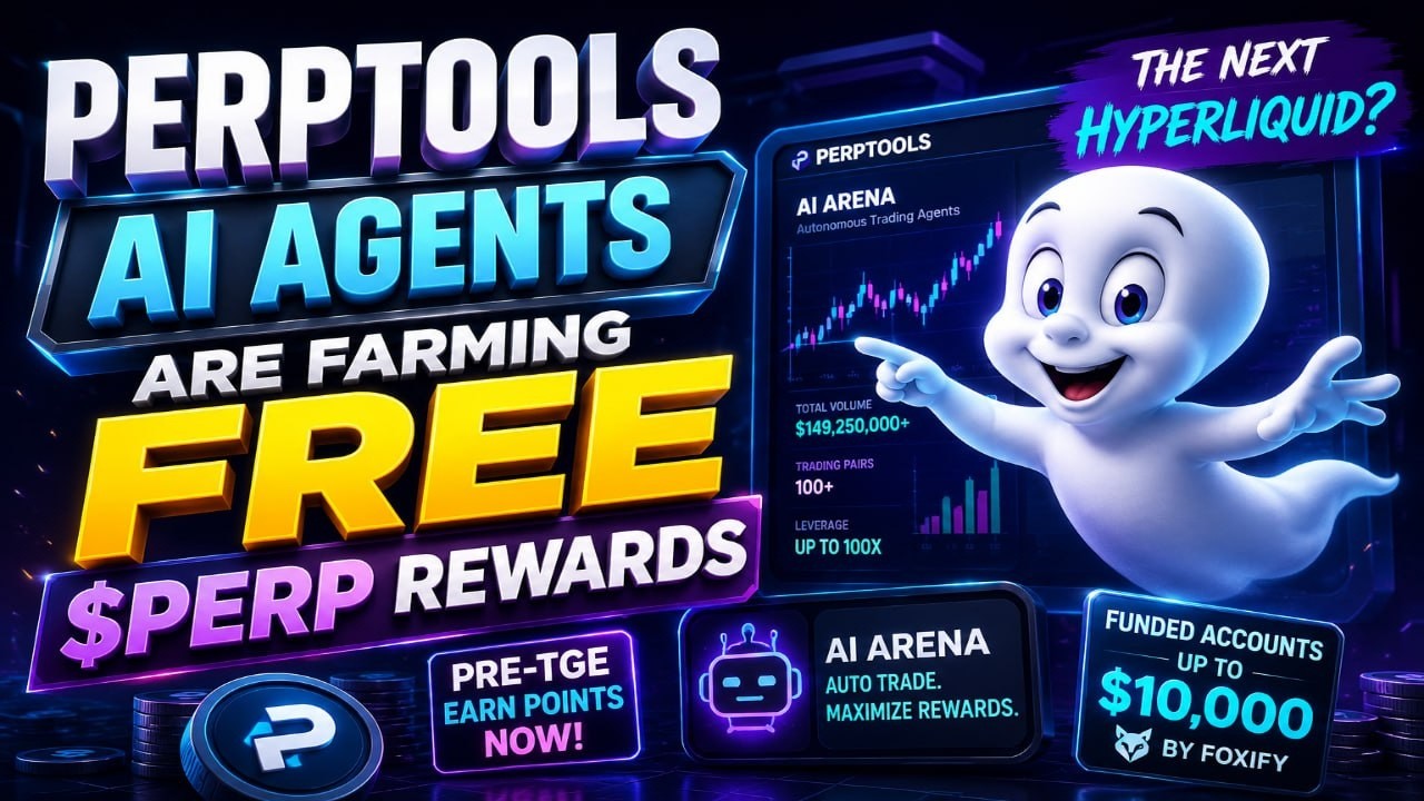🚀 Missed HyperLiquid? PERPTools AI Agents Are Farming FREE $PERP Rewards