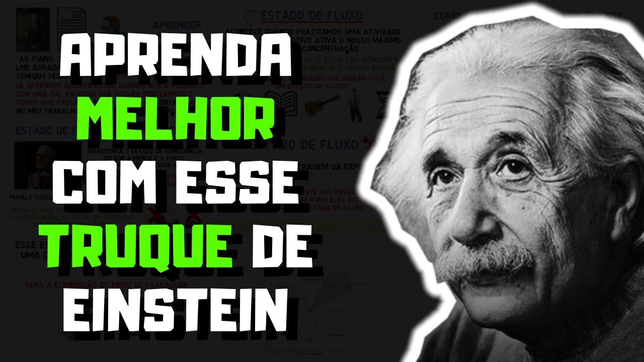 O TRUQUE de EINSTEIN para APRENDER MELHOR qualquer coisa