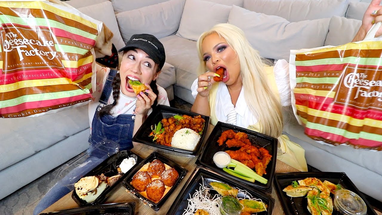 CHEESECAKE FACTORY MUKBANG & MY DATING LIFE feat TRISHA PAYTAS!