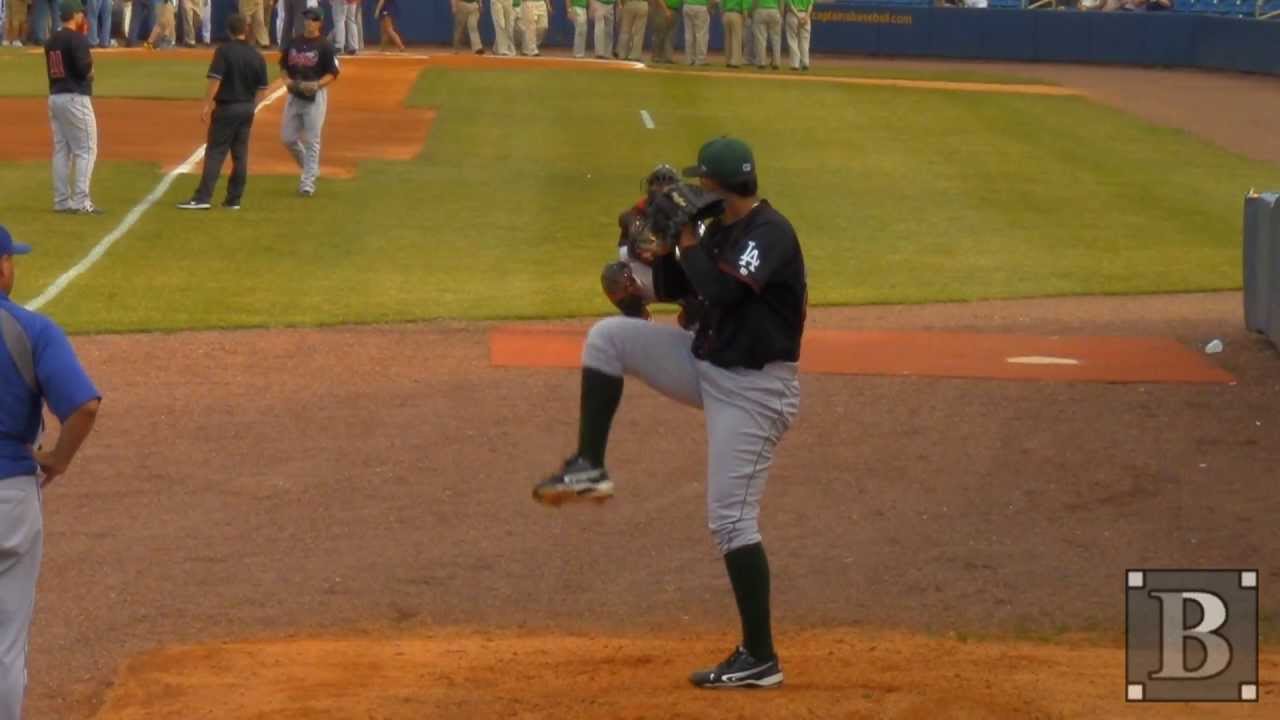 Julio Urias - LHP - Great Lakes Loons (2013-06-28 at Lake County)