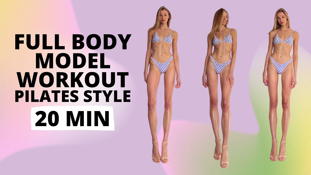 Model Workout Full Body 20 Minutes Pilates / Nina Dapper Model & Lifestyle Coach