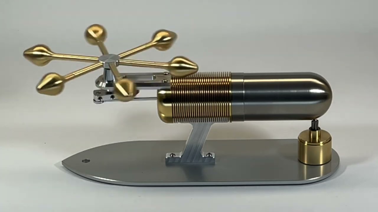 Flame Pod - Manson-Guise hot air engine. Similar to Stirling engine