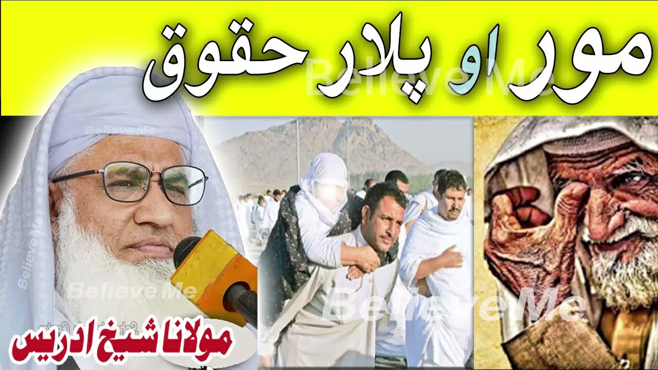 MOLANA IDREES SAHIB PASHTO BAYAN || Mor ao Plar Hoqooq || Rights of Parents