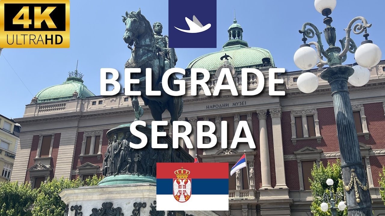 🇷🇸 Belgrade, Serbia - Church of Saint Sava, Knez Mihailova, Republic Square, Sava Promenade (4K)