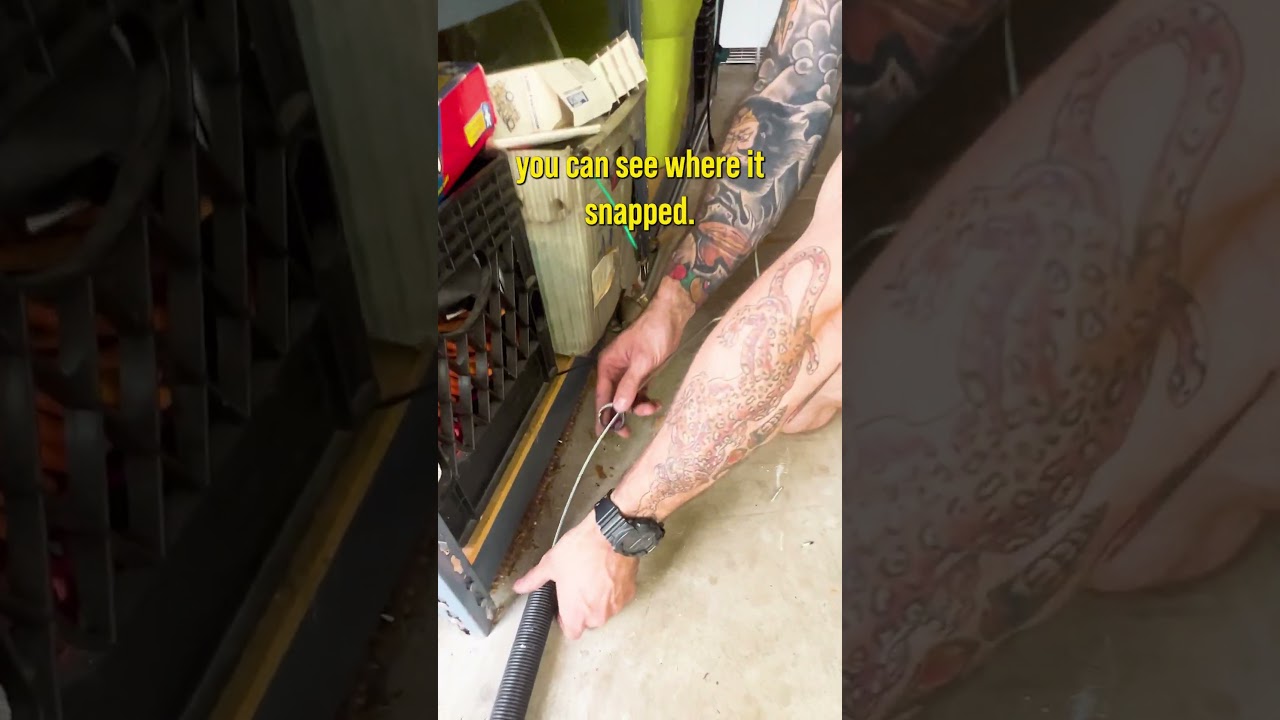 Repairing a Broken Extension Spring! #Shorts