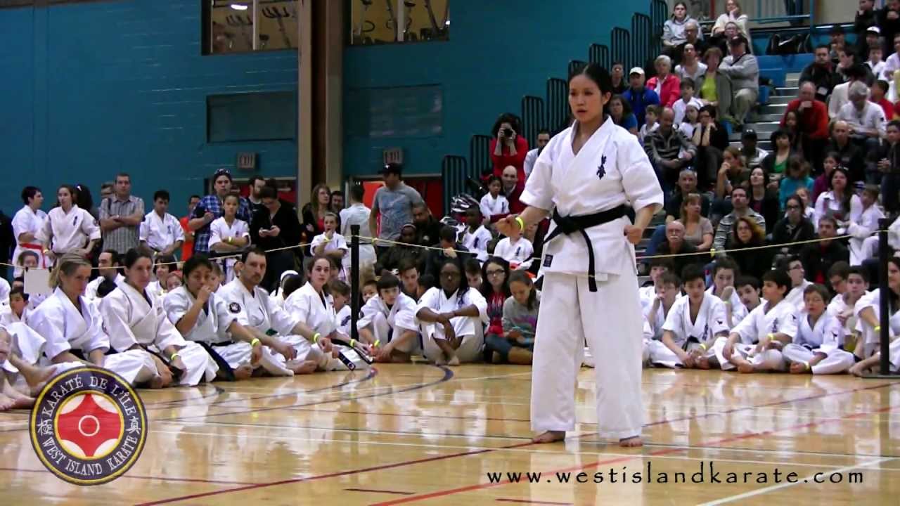Seipai Kyokushin Kata - Emily Woo - West Island Karate - Montreal, Quebec, Canada