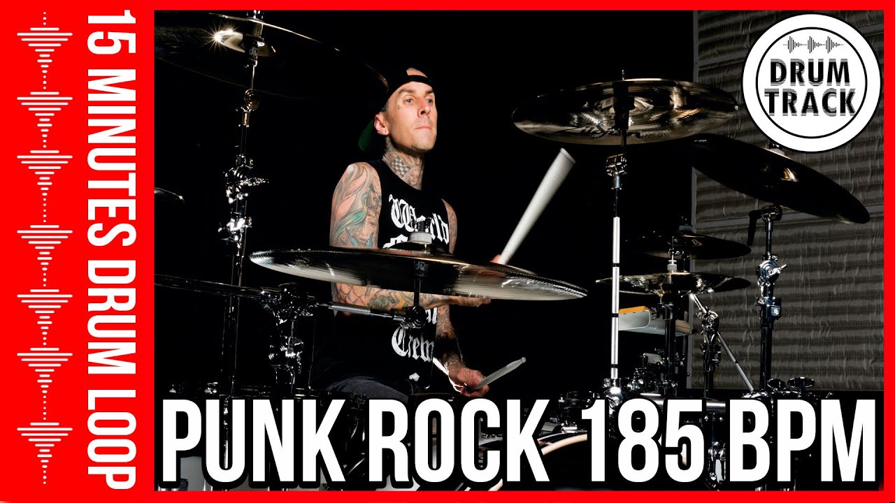 Drum Beat 185 bpm - Groove Drum Track 185 BPM Punk Rock | Batería 185 BPM Punk Rock