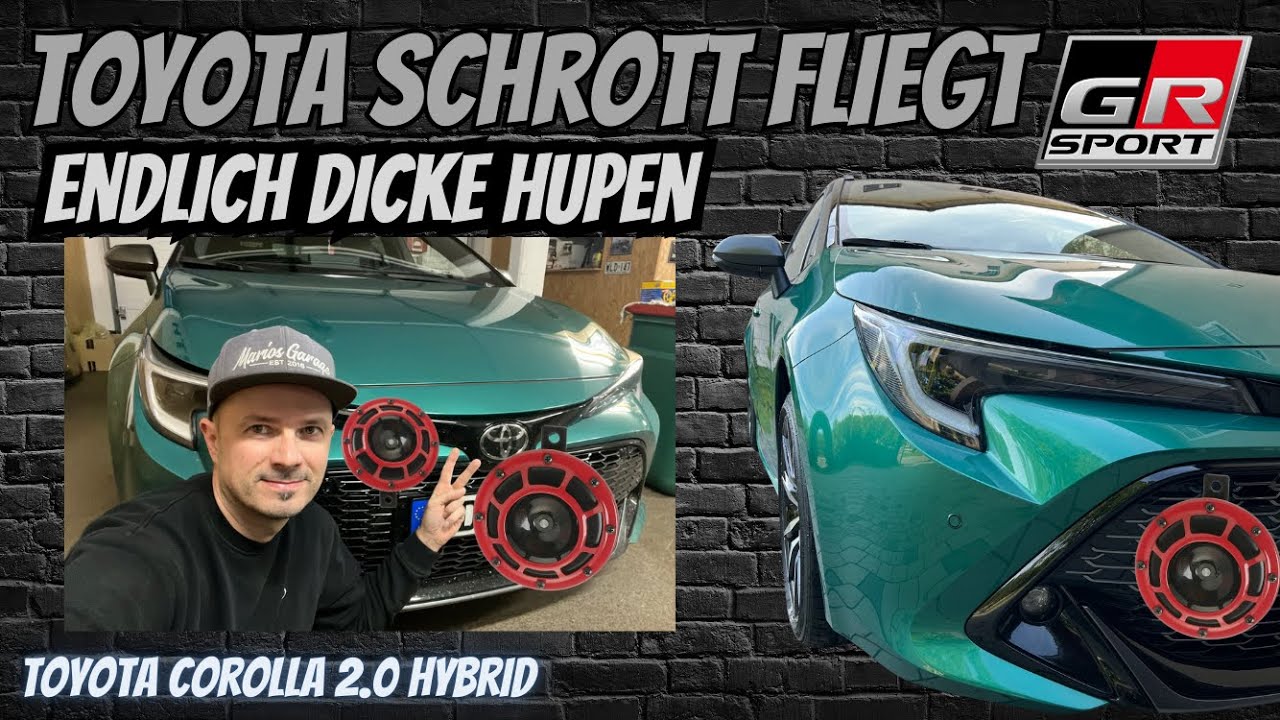 Dicke Hupen für den Toyota GR Sport #toyotacorolla #gazooracing #grsport