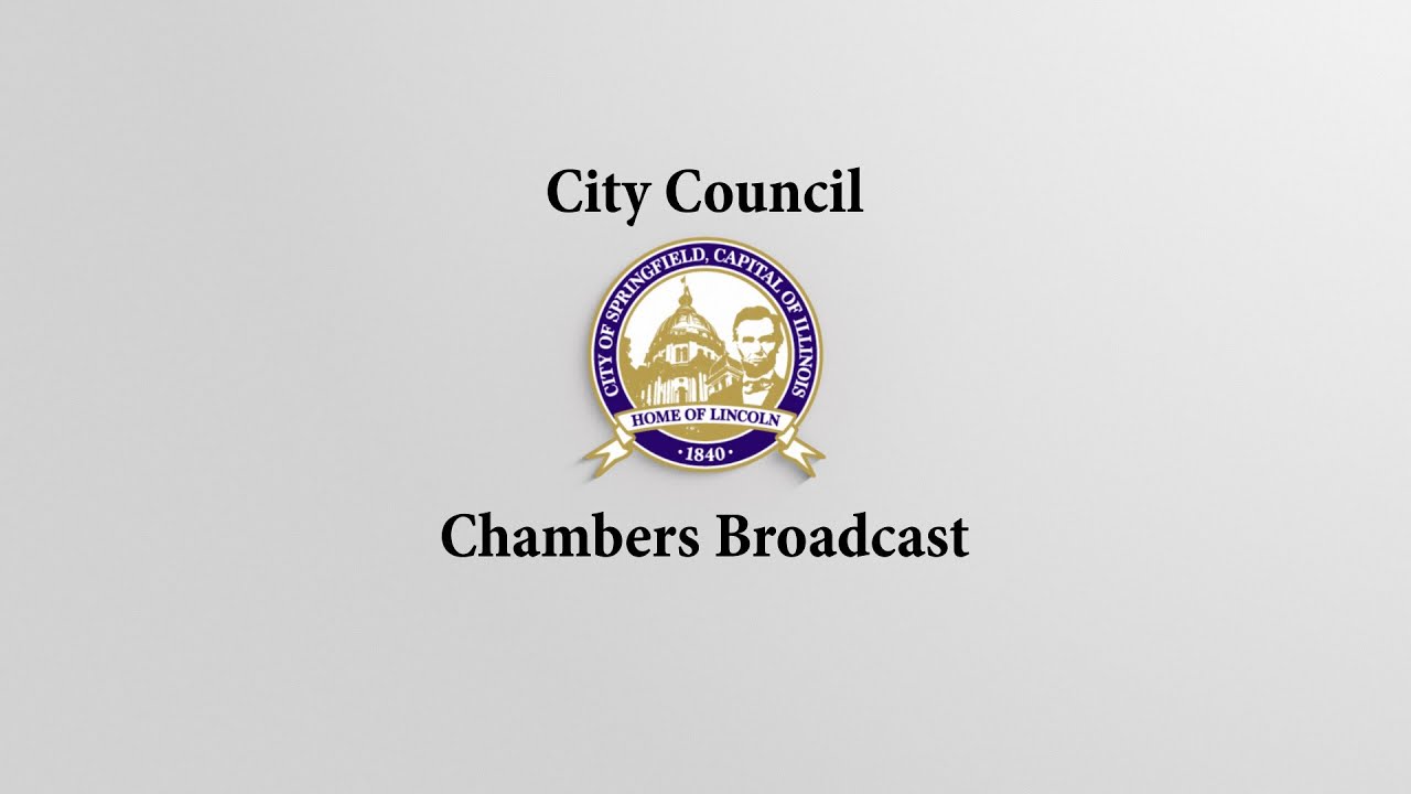 Springfield City Council Chambers Broadcast