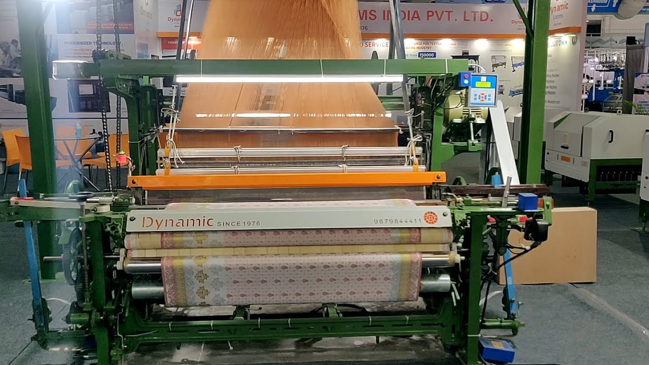 Ganesha Shuttle Loom_1408 Hooks Heavy Duty Electronic Jacquard_Dynamic Autolooms India Pvt. Ltd.
