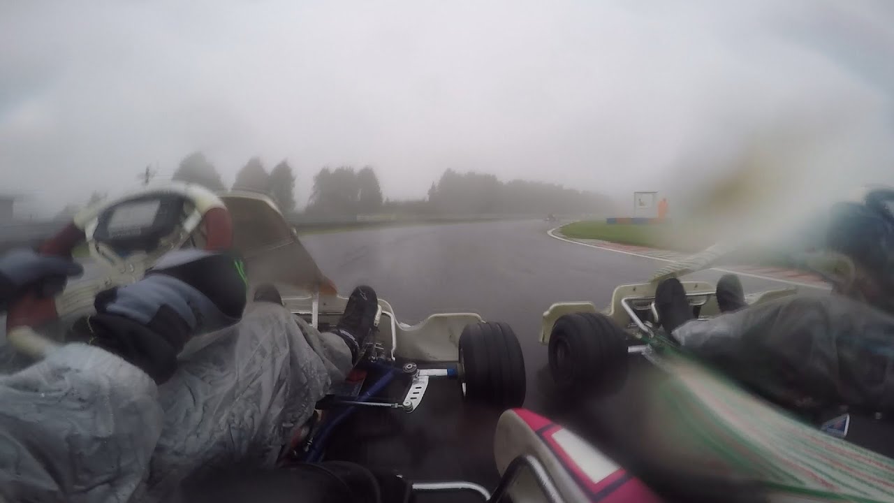 Senior Rotax Final (Heavy Rain/Fog) | Clay Pigeon Raceway