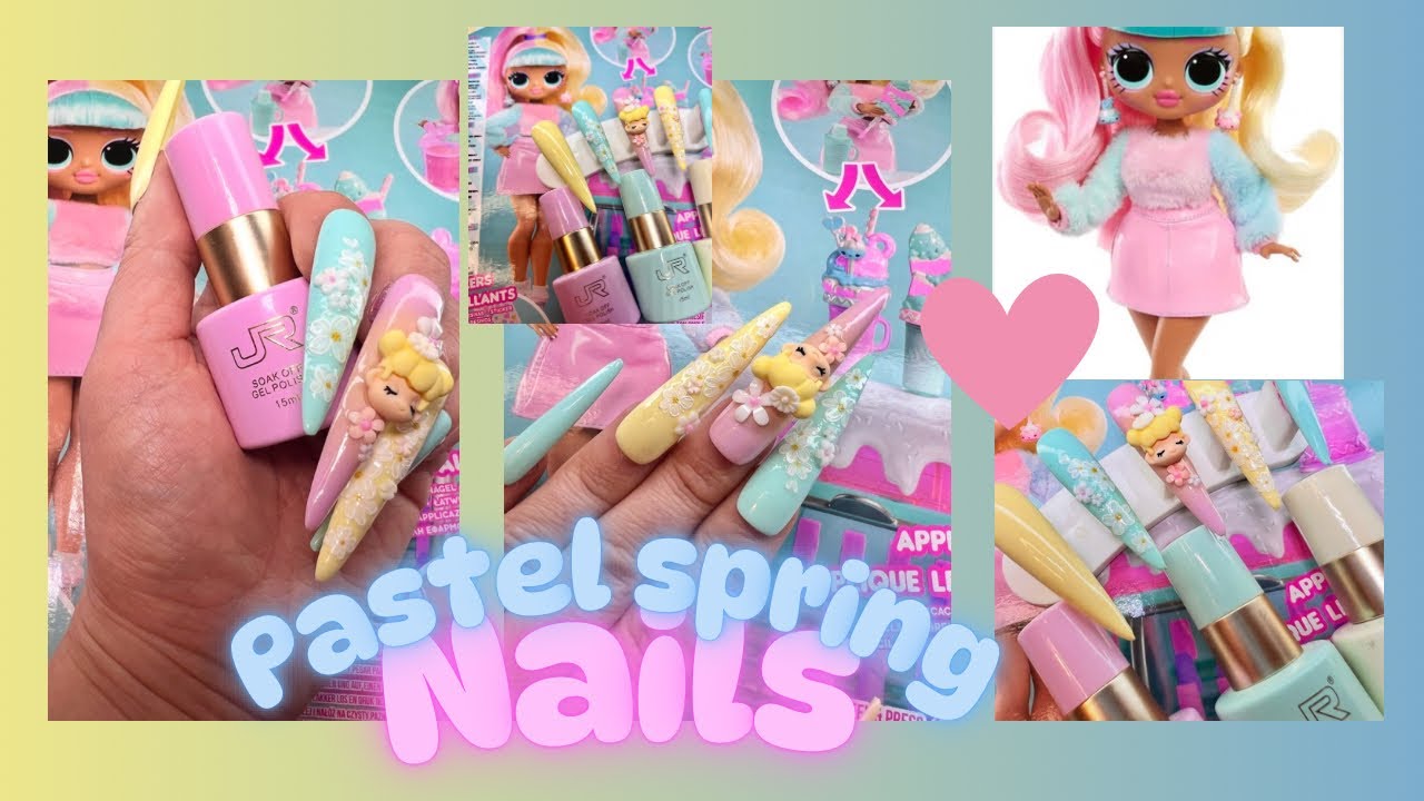 PASTEL SPRING NAILS| GEL NAILS