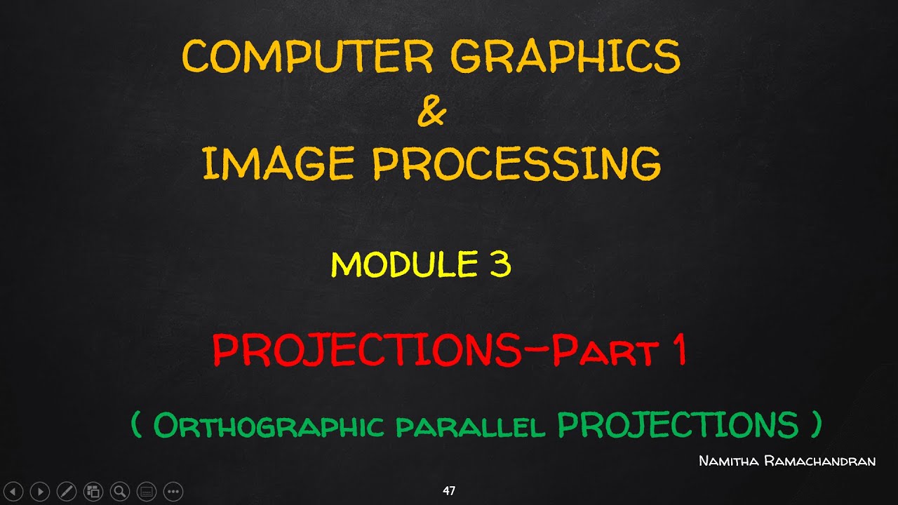 PROJECTION TRSNSFORMATIONS-PART1