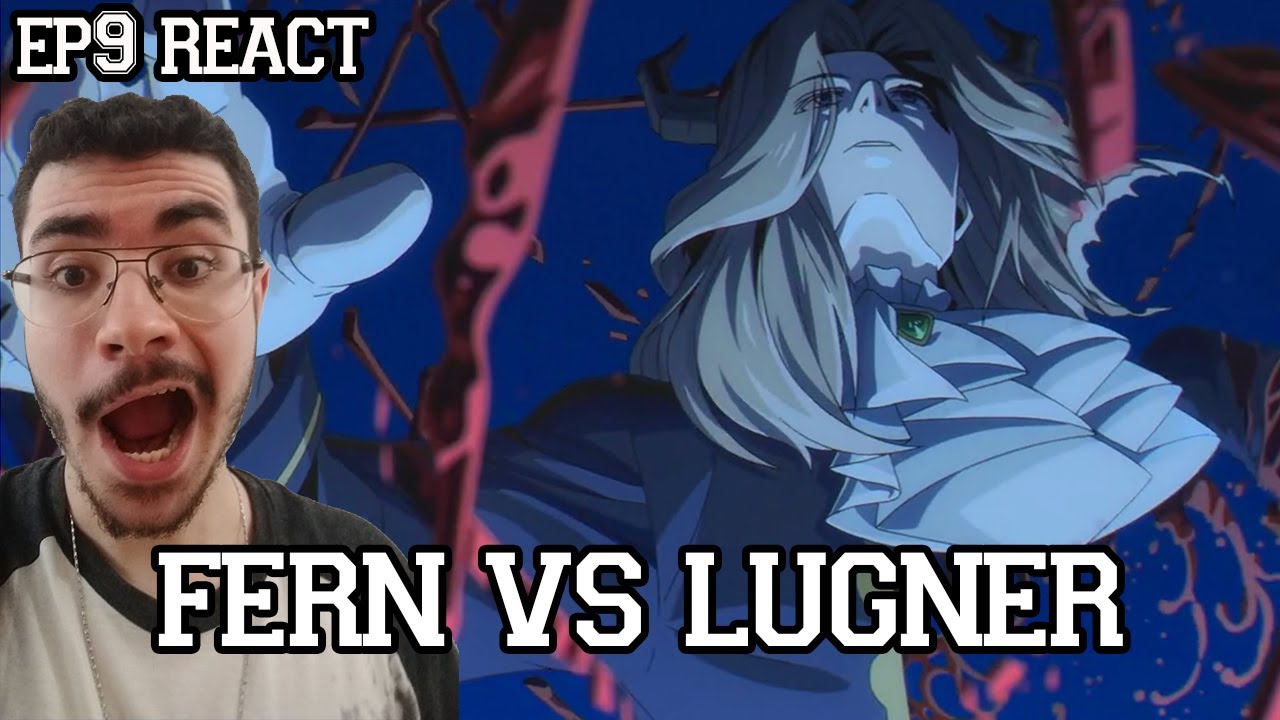 FERN E STARK VS LUGNER E LINIE - Frieren (Sousou no Frieren) Episódio 9 REACT