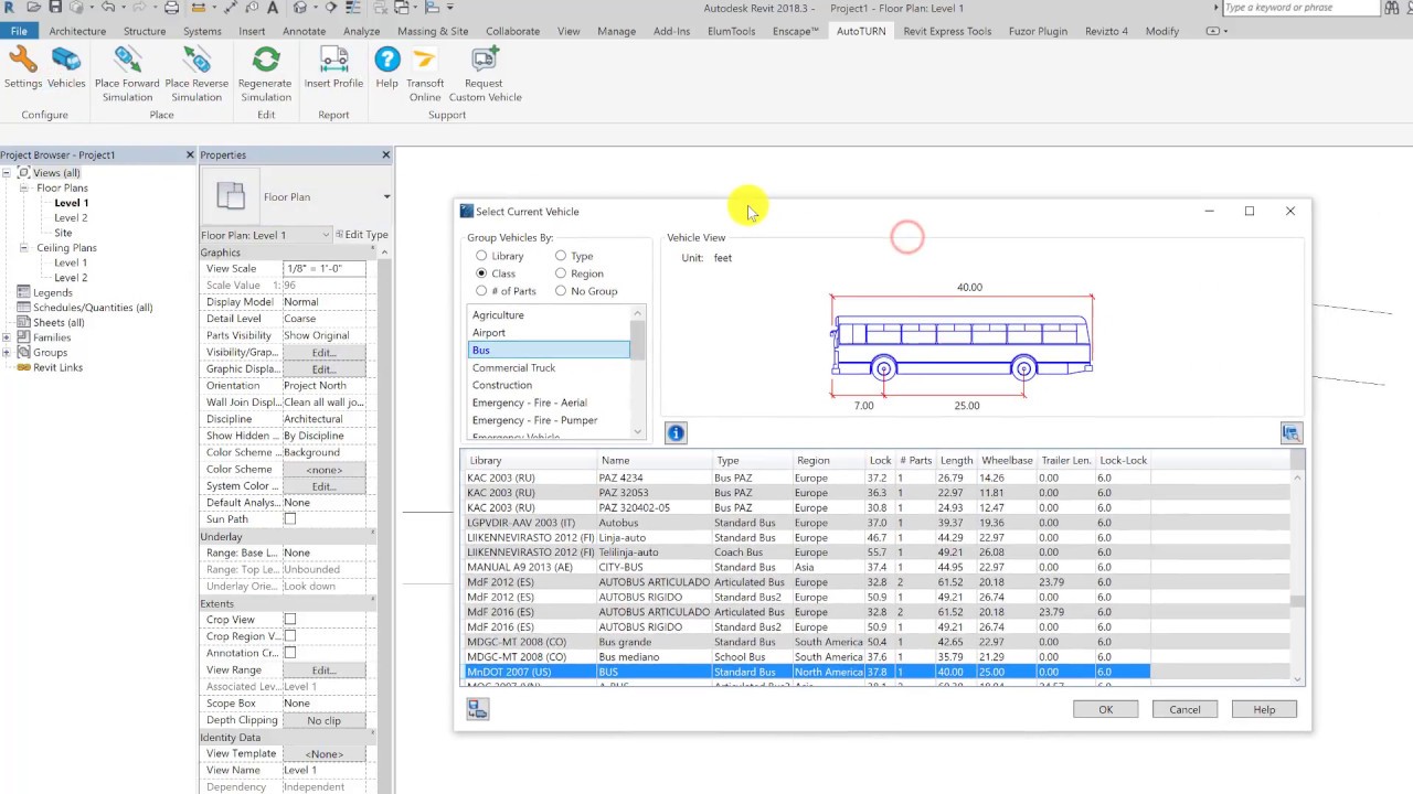 AutoTURN for Revit Demo