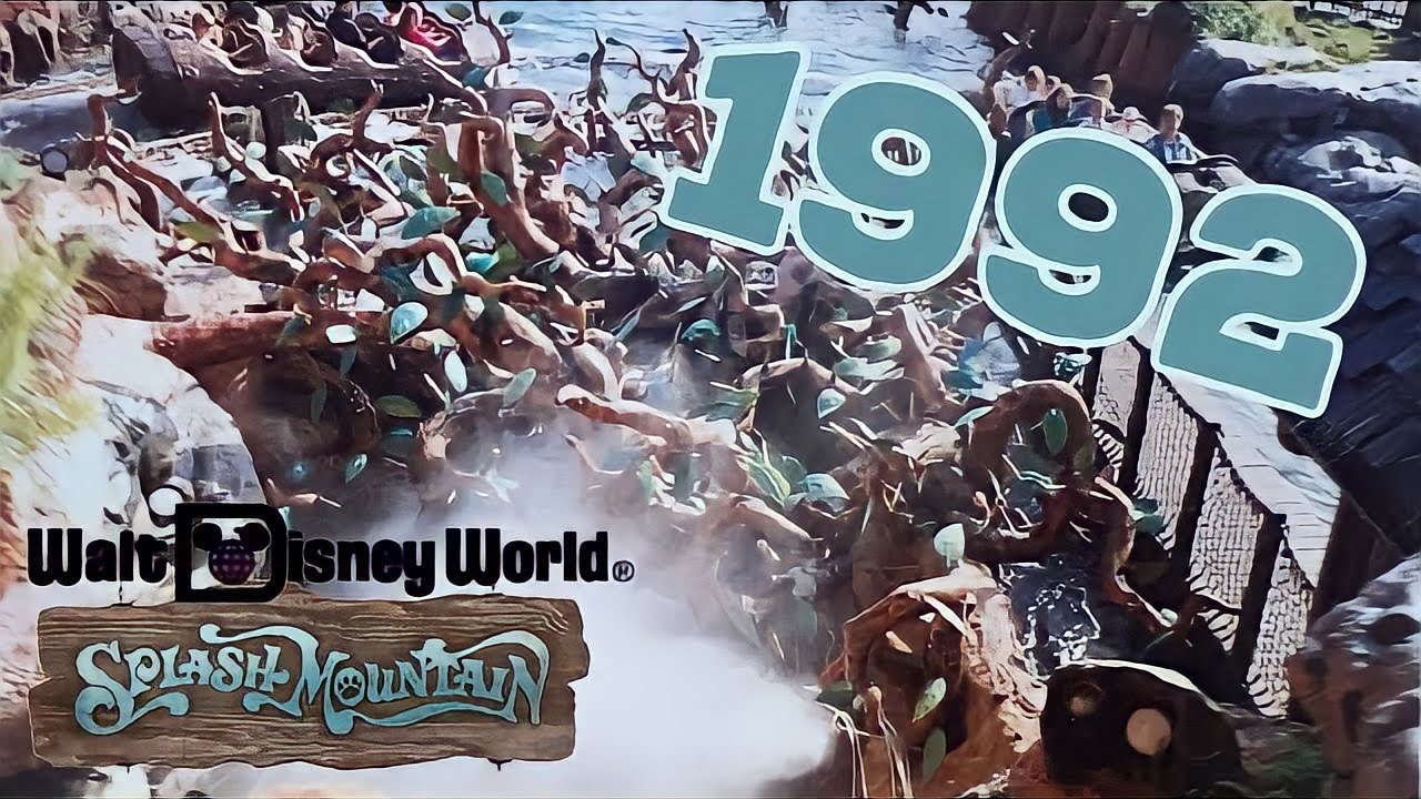 RARE Splash Mountain OPENING YEAR | *1992* WDW