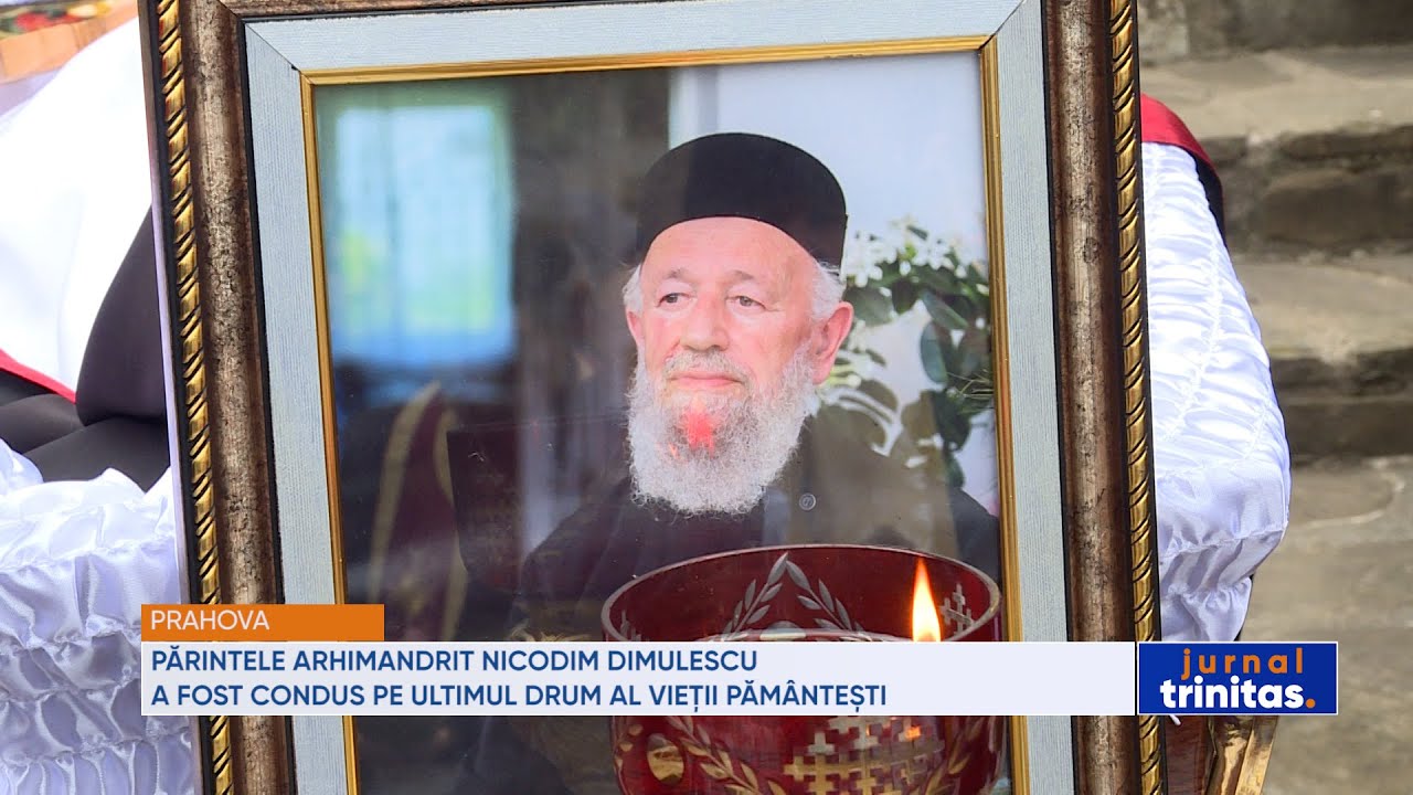 Părintele arhimandrit Nicodim Dimulescu a fost condus pe ultimul drum al vieții pământești