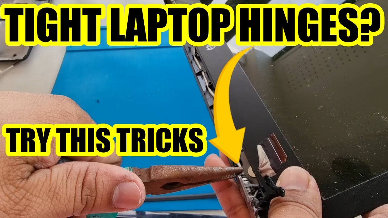 How to fix a stiff laptop due to tight hinges #diy #repairing #restoration #tutorial #hplaptopreview