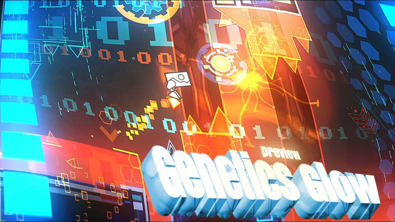 GENETIC GLOW BY TEAM [AFK] PREVIEW - GEOMETRY DASH