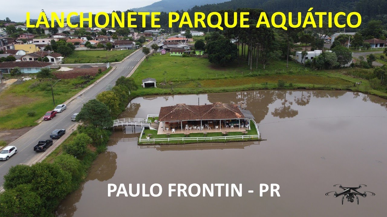 Lanchonete Parque Aqu&aacute;tico Paulo Frontin Paran&aacute; @JohrielDrones #JDrones